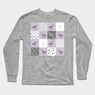 Lavender Goose Gingham Long Sleeve T-Shirt